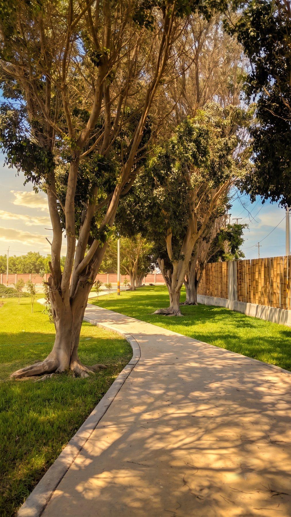 Paseo arbolado